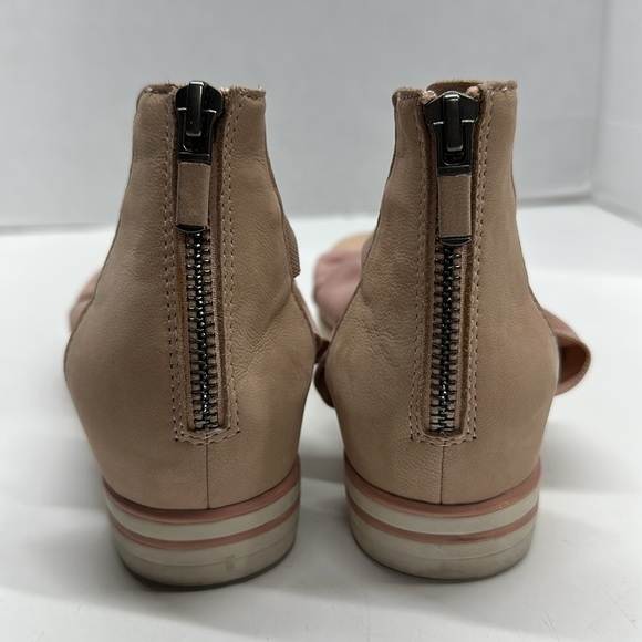 Eileen Fisher Zanya Platform Sandals Shoes Open Toe Mesh Back Zip Pink Size 6.5 - Picture 6 of 10
